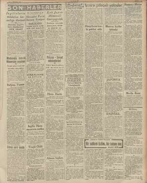  MANN AGUSTOS 1910. İngilizleri © müdafaa hae- zırlığı ilerledi Em Almanlar İngiliz hava meydanlarını tal SE eme: i Londra, 22