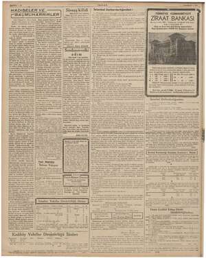  kilidi | İstanbul Defterdarlığından : TÜRKİYE CUMHURİYETİ ea Kuruluş tarihi: 1888, — imi e Şube Mesir ve hassas a d ım...