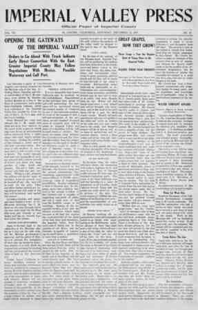 Imperial Valley Press Newspaper December 21, 1907 kapağı