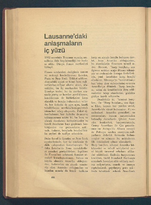   Lausanne'daki anlaşmaların iç yüzü rkler eee gy se oldu: Dünya finans merkezleri birlaşıı. Finans merkezleri dediğimiz zaman