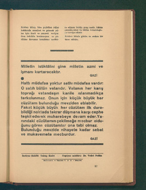  Rehber kitap, bize geçirlilen yıllar hakkında emniyet ve gelecek yıl- lar için ümit ve gesaret veriyor, Onu inkılâlı...