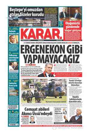  Ankara'ya cuntacıların uçakları bomba yağdırırken Beştepe'ye konuşlanan özel eğitimli ekip el- lerindeki omuzdan atılan...