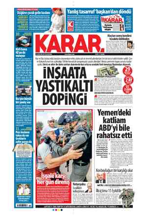  www.karar.com YASTIKALTI. DOPİNGİ FOTOĞRAF:REUTERS Ele geçirilen eserler arasında, Yavuz Sultan Selim'in Mercidabık...