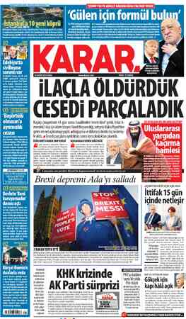  | TRUMP FBI VE ADALET BAKANLIĞINA TALİMAT VER ABD'deki yargı ku- rumlarının yetkilile- riTrump'ın tepki gösterdi. İLAÇLA...