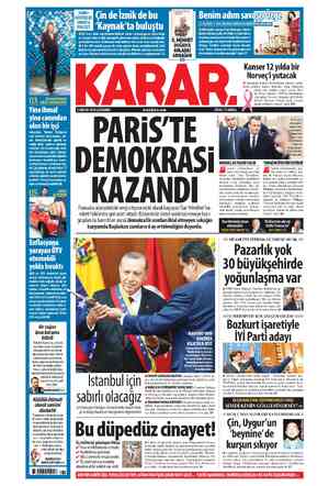  Birsoğan koca kurumu bitirdi “Rekabet Kurumu üç ay önceki taporunda soğan ve patateste stokçuluk diye bir şey olmadı- ğını