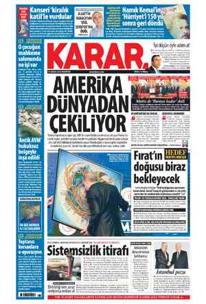  TEDAVİDE ÇIĞIR AÇACAK KEŞİF C crarondköşeazıarırackımen K — ALAATTİN Ç KARACA'NIN — “SİVİL 'İyi düşün öyle adım at' ! ahçe