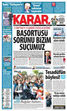  5 EKİM 2019 CUMARTESİ www.karar.com MM CHP'DEN TARİHİ ÖZELEŞTİRİ B KSd Şi ÇA & ö "7724 Kılıçdaroğlu İBRAHİM KİRAS S/7...