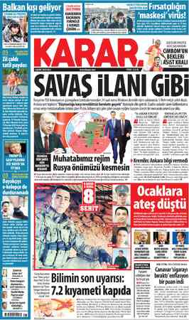  FOTOĞRAF: DHA | ı İrucı easlvrer SA DR : KANSERDEN : ; KAÇMANIN * FORMÜLÜ 5 KIRMIZI ÇIZGIDE sno lık Bakanı Koca, yarından...