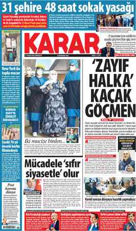  İçişleri Bakanlığı genelgesiyle İstanbul, Ankara ve İzmir'in aralarında bulunduğu 30 büyükşe- — * . nına giren iler şöyi P Ü-