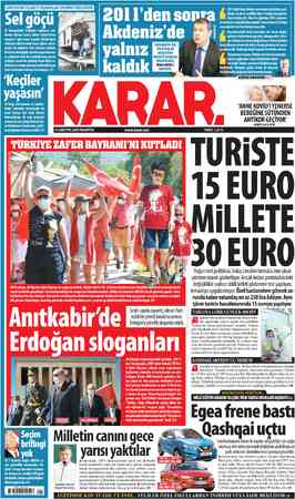  Sel gö Keçiler yaşasın' Ai Yargı, Kastamonu ve Şanlıur- fa'nın ardından Erzincan'da da kanlı ihaleye 'dur” dedi. Orman...