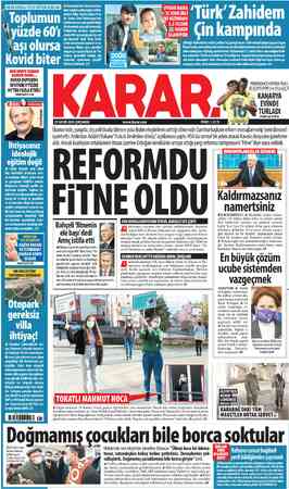  — BİRUMUTVEREN HABER DAHA... RUSYA DUYURDU SPUTNİKVYÜZDE ' 95'TEN FAZLA ETKİLİ AYRINTILAR S/16'DA BĞ ÖZEL SALİHA SULTAN İ...