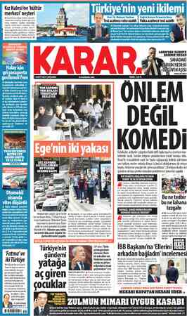  Kız Kulesi'ne 'kültür merkezi'neşteri A İstanbul'un simge kültür mirasla- rından biri olan Kız Kulesi'nde yeni süreç...
