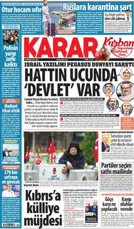  ÖL ” — ğ Antalya'ya son bir ayda SA 440 bin Rus turist geldi. Cepteki 'Büyük Birader'in örtüsü — 'DEVLET' VAR KIŞININ YERİNİ