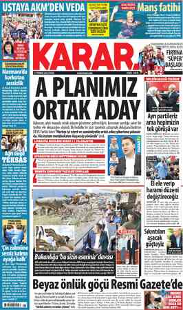  ÜÇİSTEĞİ DE YERİNE GETİRİLDİ 'ORTAK ADAY Babacan, altılı masada ortak adayın gündeme gelmediğini, konunun sandığa yakın bir