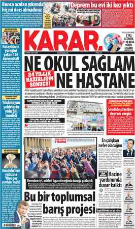  Bunca acıdan yıkımdan hiç mi ders almadınız &5 AYıkım bölgelerinde yapılan ön incelemeler binaların mühendislikten &...