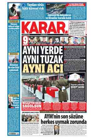  7.6'NIN YIKICI ETKİSİ UYDU GÖRÜNTÜLERİNDE Türkiye'nin yüreğinde 23 Ara- |ık’ta!d 12 şehidingacısı soğuma- dan önceki gün de