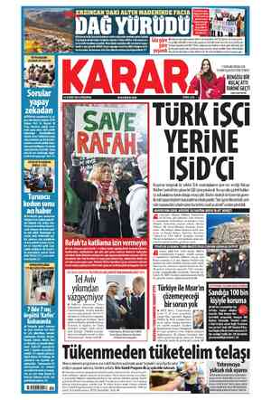  DAĞ YÜRÜDÜ AlErzincan'ın İliç ilçesinde bulunan maden sahasında meydana gelen faciada ” N N YERAR N ei N 9 işçi toprak...