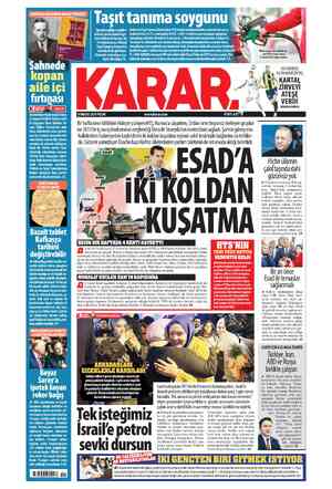  GÜRCİSTAN'DA 14 ıııuvıuıı(sın MUSK SEÇİM İÇİN TRUMP'A 250 MİLYON DOLAR VERDİ ll 8 ARALIK 2024 PAZAR www.karar.com Bir hafta