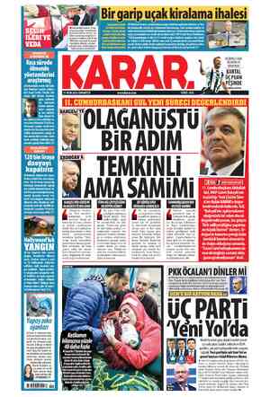  Bir garip uçak kiralama ihalesi Kayyumla yöneti- len Türk Hava Kuru- mu'nun, hurda' gerek- çesiyle satışa çıkardığı yangın