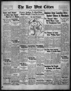 The Key West Citizen Gazetesi 10 Ekim 1932 kapağı