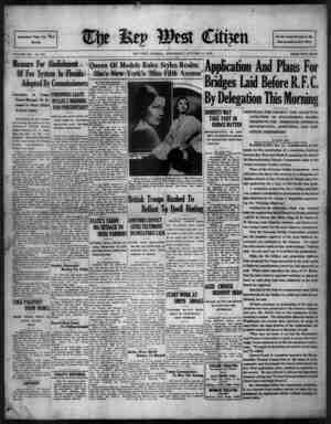 The Key West Citizen Newspaper 12 Ekim 1932 kapağı