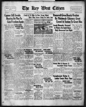The Key West Citizen Newspaper 19 Ekim 1932 kapağı