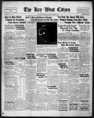 The Key West Citizen Newspaper 25 Ekim 1932 kapağı