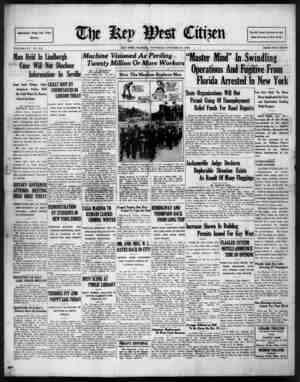 The Key West Citizen Newspaper 27 Ekim 1932 kapağı