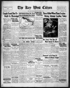 The Key West Citizen Newspaper 31 Ekim 1932 kapağı