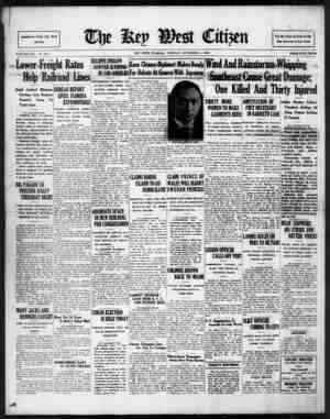 The Key West Citizen Newspaper 1 Kasım 1932 kapağı