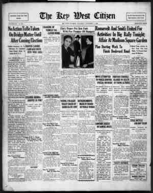 The Key West Citizen Newspaper 5 Kasım 1932 kapağı