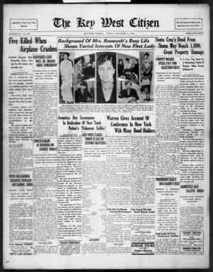 The Key West Citizen Newspaper 11 Kasım 1932 kapağı