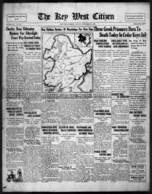 The Key West Citizen Newspaper 28 Kasım 1932 kapağı