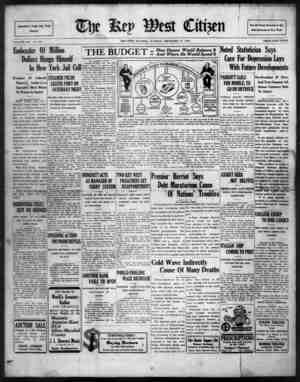 The Key West Citizen Newspaper 12 Aralık 1932 kapağı