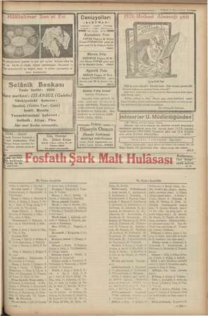    Hilallahmer Sanat Evi | Iı | İ J i dl il Çğ atınızı bunun içerisine ko- Selânik A ayda Tayyare Cemiyeti e- | zarf...