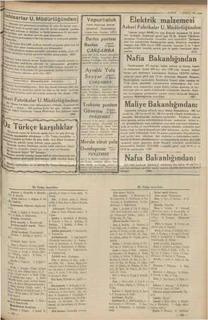  # Eming İ Gi kaymakamlığından: Başı boş olarak bulunup tahtı a ii N & Ai Fabrikalar Umum Müdürlüğü Fen Şubesine müra- » (685)