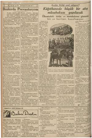    0 — 6 — KURUN 7 NİSAN 1935 Ji Bozkırda Prevantoryom Bu yazıyı Ankarada İyilik ve İçtimai yardım teşkildtla- ve nis se...