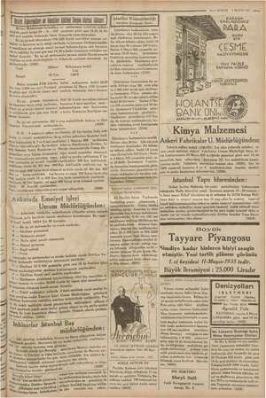    — reldi mn i — ui Ww'p 9 2 Se t AŞAR AN RA 11 — KURUN 7 MAYIS 1935 — pi Ti Dpület Demiryları ve imanları İşletme Umum...