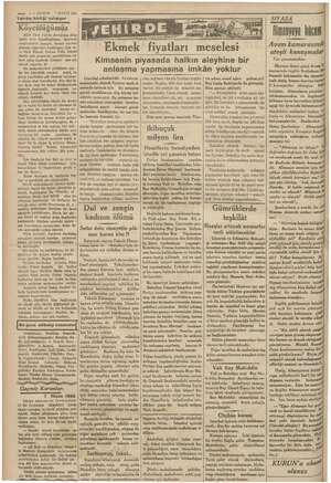  YY — KURUN 7 MAYIS 1935 Talebe birliği çalışıyor lim emi mn Köycülüğümüz Milli Türk Talebe çal 1 ai Hakkı adlı gençlerin...