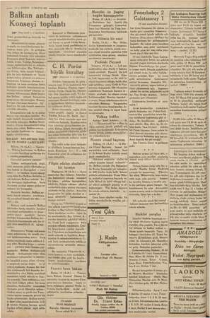  —— 10 -— KURUN 11 MAYIS1935 a Balkan ge Konseyi yi toplantı Bpap” (Baş tarafı 1. ci sayıfada) kınca gazetecilere şu deyevde