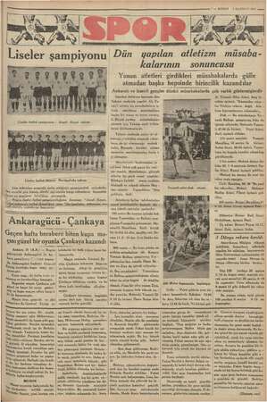   — KURUN 1 HAZİRAN 1935 —— Liseler futbol şampiyonu : Liseler futbol ikincisi Darüşşafaka takımı Lise takımları arasında...
