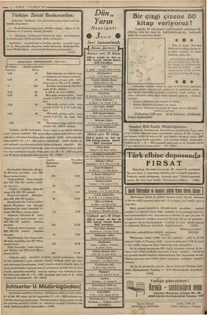  m 12 — KURUN 12 HAZİRAN 1935 Türkiye Ziraat Bankasından: Ankarada Bankamız Fen servisinde çalıştırılmak üzere bir daktilo...