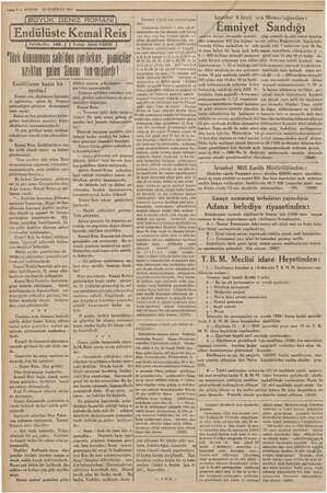    I emel — :s — KURUN 29 HAZİRAN 1935 Endülüste Kemal Reis | TefrikaNo: 148 | | Yazan: İshak FERDİ "Türk donanması sahiden