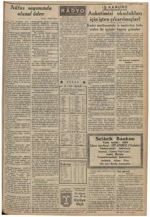    - 7 KURUN 41. TEŞRİN 1935 sese e cs 9 Nüfus sayımında ğü Güne iŞ KANUNU A La ) VI. e CM DEE RE ulusal ödev GE Anketimizi