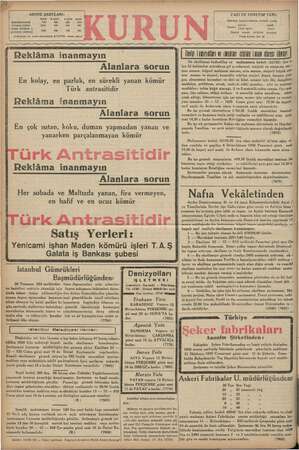    ABONE ŞARTLARI: Türkiyenin her posta merkezinde KUKUNs abone yazılım YAZI VE YÖNETİM YERİ: Yulk o 6 aylık #aylık Aylık ” ei