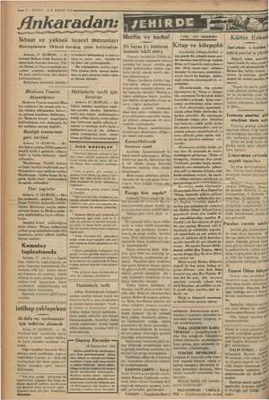    we i — KURUN 1811 KANUN! nkaradan: yy yy Iktısat ve yüksek edeli mezunları Mekteplerinin 54üncü kuruluş yılını kutluladılar