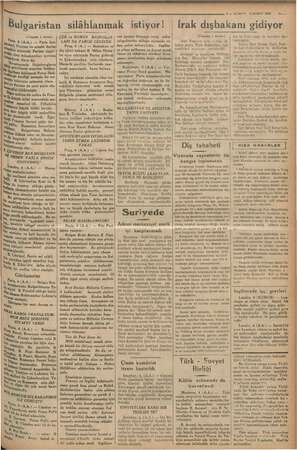    Bulgaristan silâhlanmak istiyor! dn 1 incide) a A.) — Paris Soir Meter d ti, m ve ecnebi devlet ii l tahta a Hal bsburglarm