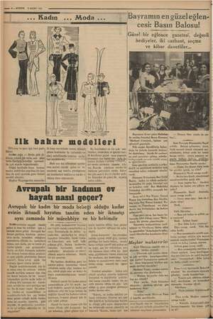  — ö— KURUN &# MART 1946 Kadın Bayramın en güzeleğlen- cesi: Basın Balosu! Güzel bir eğlence gazetesi, değerli hediyeler, iki