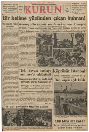    Londradaki gizli konuşmalardan sonra Almanyaya cevap verildi (ikincide Son haberlerde) fugoslav - Arna- ISTANBUL | yutluk