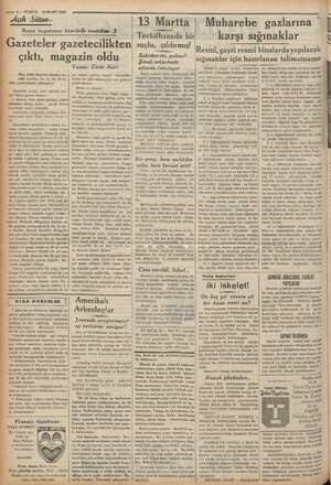     4 — KURUN 18 MART 1936 Basın hayatımız üzerinde tenkitler: $ (Bay Celâl Nuri'nin bundan ev - velki yazıları, 13, 14, 15,